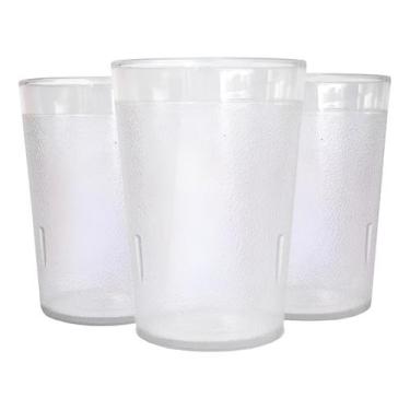 Imagem de 10 Copo Americano 250ml Policarbonato Inquebrável Pra Festa - FULL SHO