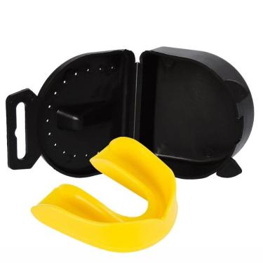 Imagem de Protetor Bucal Simples Moldável C/ Estojo P/ Muay Thai, Boxe, Mma-Unissex