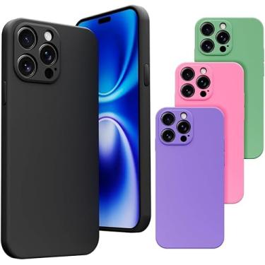 Imagem de Capa Capinha Case Compatível iPhone 16 Pro Max Silicone Veludo Premium [2ASHOP] (ROXO DARK)