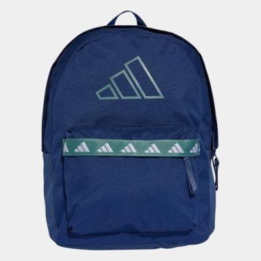 Imagem de Mochila Adidas CL Tape Backpack, Azul, Único