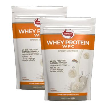 Imagem de Kit 2X: Whey Protein WPC Beijinho Vitafor 900g