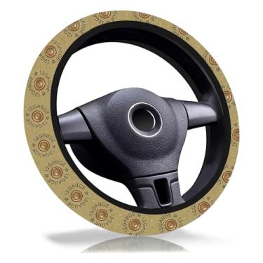 Imagem de Capa de volante legal em forma de bala, capas de volante de neoprene respirável antiderrapante, acessórios de carro de calibre 12 e decoração de carro, para mulheres, homens, ajuste universal de 38 cm