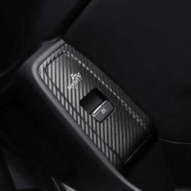 Imagem de BETTERHUMZ Capa de painel de interruptor de janela de porta de carro compatível com Toyota GR86 para Subaru BRZ 2021 2022 2023 2024 2025 para acessórios interiores de acabamento de moldura de janela