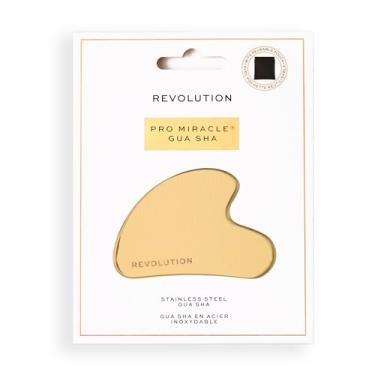 Imagem de Revolution Pro Miracle Contouring Gua Sha, ferramenta facial de aço inoxidável para um visual esculpido e renovado