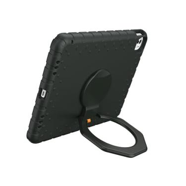 Imagem de BILLISGOVA Capa para iPad Air/Pro 13 com suporte robusto de rotação de 360°, suporte para lápis, capa super protetora para iPad de 13 polegadas M3 2025, M4/M2 2024, para uso familiar/crianças, preta