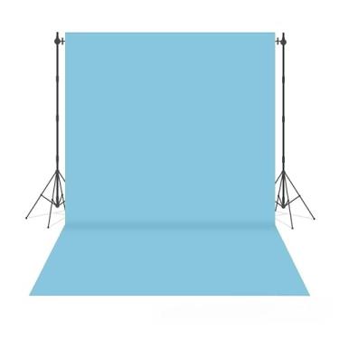 Imagem de Fundo Fotog ráfico Liso Infinito(Azul Bebê,1,80x3,00)