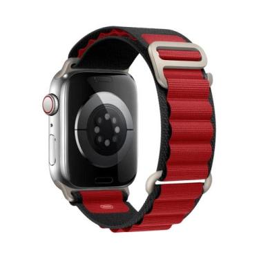 Imagem de Pulseiras De Relógio De Nylon Para Apple Watch Série 10 9 8 7 6 SE Ult
