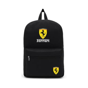 Imagem de Mochila Bolsa Unissex Escolar Resistente Alça Reforçada Moderna Faculd