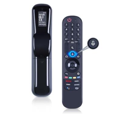 Imagem de MR22GA Controle remoto de substituição Voice Magic para LG TV OLED55A2AUA 50UQ7570PUJ 65UN7000PUD 50UQ7570PUA 55QNED80UQA 50UQ7570PUJ OLED77C2AUA 65QNED99UQA 75NANO7570PUJ UQA55 UQ7590PUB 86QNED80UQA