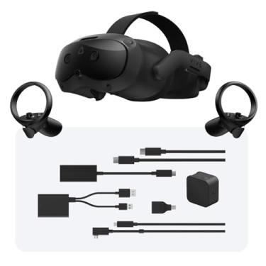 Imagem de HTC Kit completo Vive Focus Vision – Fone de ouvido VR com kit de streaming DisplayPort para PC