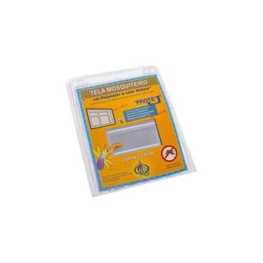 Imagem de Tela Mosquiteira de Poliéster para Janelas e Portas, Proteção contra Insetos, 45x65cm, Leve 100g