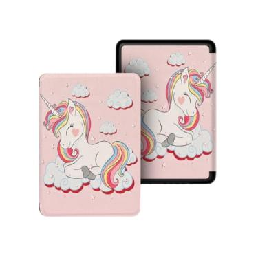 Imagem de Akacy Capa com função automática de hibernar/despertar com padrão de TPU pintado para Kindle Paperwhite de 6,0 polegadas 11ª geração lançado em 2022 (12)