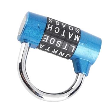 Imagem de Luqeeg Cadeado de Segurança Forte, Bloqueio de Código de 5 Dígitos para Mala de Viagem, Armário de Ginástica, 100.000 Combinações, Resistente a Cisalhamento e Serra, Tratamento de Endurecimento,