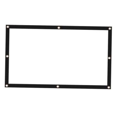 Imagem de Indoor Outdoor Projector Screen Lightweight Polyester for Camping Home Theater Office Classroom Use