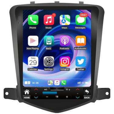 Imagem de Rádio automotivo 4Core 64GROM para Chevrolet Chevy Cruze 2009-2015: sem fio CarPlay Android Auto IPS tela sensível ao toque GPS SWC 5G WiFi Bluetooth 5.0 FM