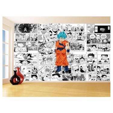 Imagem de Papel De Parede Dragon Ball Goku Página Manga 3,5M Dbz678 - Você Decor