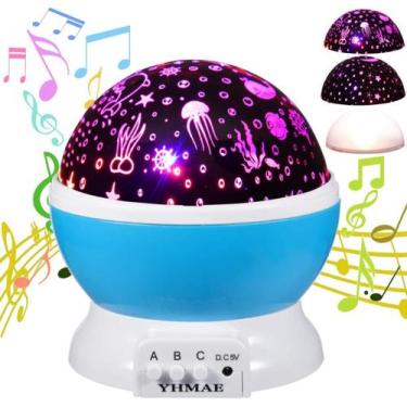 Imagem de Luminária Baby Starry Ocean Para Crianças Soft Master Azul - Mkb