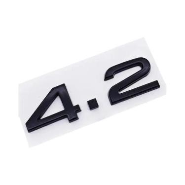 Imagem de Emblema Adesivo 3D ABS Para Porta-Malas De Carro Para Audi A3 A4 A5 A6