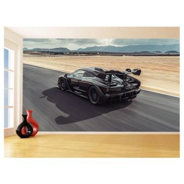 Imagem de Papel De Parede 3D Carro Mc Laren Pista Super 3,5M Car246 - Você Decor
