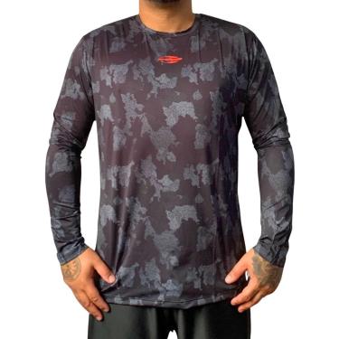 Imagem de Camisa Proteção UV Mormaii Manga Longa Masculina Camuflada-Masculino