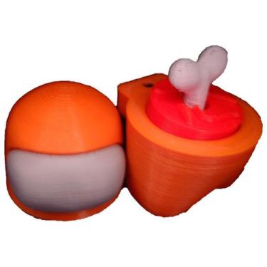 Imagem de Among us - 1 un - 6cm (laranja) - ARTIS 3D