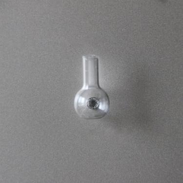 Imagem de Mini vaso de vidro geladeira DIY vaso de cerâmica flores frescas geladeira mensagem adesivo planta verde presente cozinha