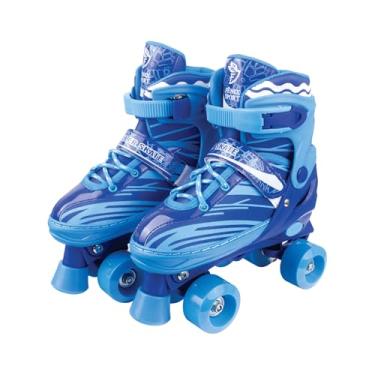 Imagem de Patins 4 Rodas Ajustáveis Fenix Azul
