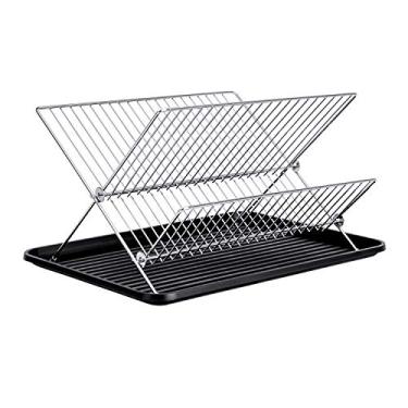 Imagem de Escorredor Cromado Dobrável 21 Pratos Euro Cromado