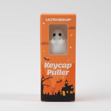 Imagem de ULTRAEQUIP Halloween Ghost Keycap Puller Tool, White Resin Mechanical Keyboard Key Remover, Spooky Themed Design (Keycap Puller-01)