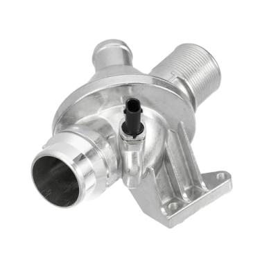 Imagem de Hihaha No.11538648791 Conjunto de carcaça do termostato de refrigeração do motor para BMW X1 2012-2017 para BMW X3 2013-2017 / Termostato de bomba de água interna/alumínio durável / 1 peça tom