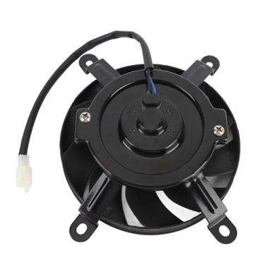 Imagem de Ymiko Ventilador de Resfriamento de Radiador 12V 170mm Com 10 Lâminas, Ajuste Universal para ATV Quad Go Kart Motocicleta Ventilador Térmico de Liga de Dissipação de Calor