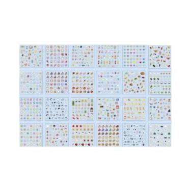 Imagem de Adesivos Decorativos Recortados Fofos 24 Peças DIY Para Scrapbook, Cap