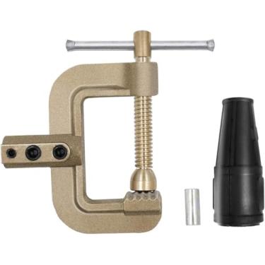 Imagem de HITBOX Braçadeira de solda Earth Clamp G Style 0,75 kg Full Cooper 400A latão sólido de alto padrão para uso industrial Máquina de soldagem ARC