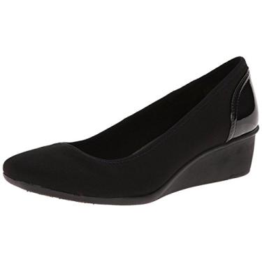 Imagem de Anne Klein Wisher bomba anabela feminina preta 8,5 M, Preto, 8.5