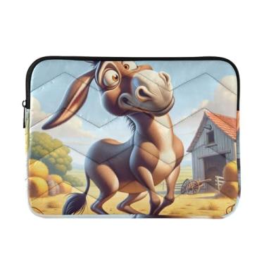 Imagem de Capa para laptop portátil para dispositivo eletrônico engraçado dança burro à prova de choque capa protetora para notebook