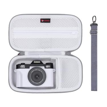 Imagem de XANAD Capa Para Câmera Digital Sony Alpha 6400, 6000, 6100, 6700, 6600/Rx100 Vii Ou Zv-1, Zv-1F, Zv-E10, Zv-E10 Ii, De Vlog 4K, Com Alça Ombro (Cinza) - Interna: 21,4 Cm X 9,9 5,6