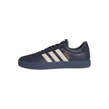 Imagem de adidas Tênis masculino VL Court 3.0, Azul marinho/branco maravilha/dourado metálico, 40