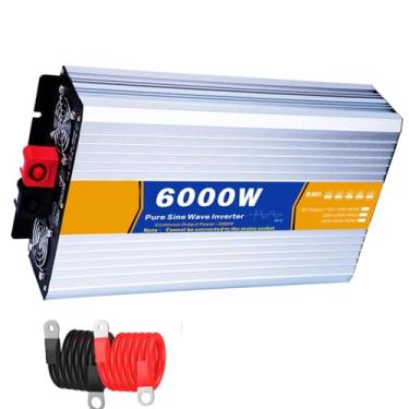 Imagem de 60V TO 110V 50HZ,Inversor Carregador de Onda Senoidal Pura 6000W DC 12V 24V 48V 60V, Fase Dividida, Entrada DC, Saída AC 110V, Inversor de Energia