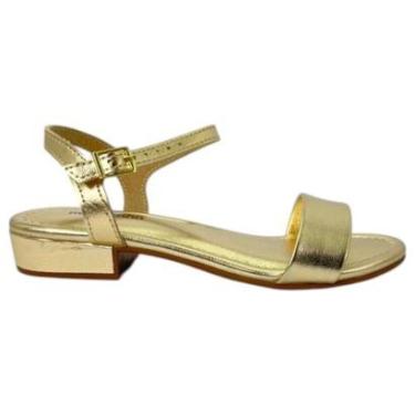 Imagem de Sandália Molekinha Infantil Dourada Casual-Feminino