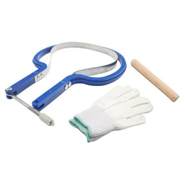 Imagem de Vaveren Cortador de borracha para raquete de tênis de mesa com luvas, acessório fácil de usar, ferramenta essencial para substituição da borda da raquete de