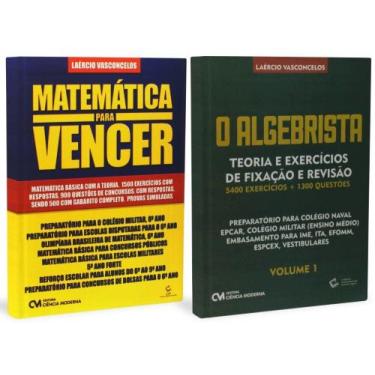 Imagem de Kit Matemática Para Vencer + O Algebrista (Laércio Vasconcelos) - DIVE