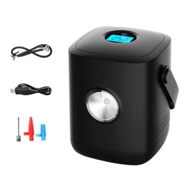 Imagem de ZJchao Inflador de Pneus de Carro Elétrico Display Digital Bomba de Compressor de Ar Portátil Inflação Rápida para Carros Motocicletas Barcos Infláveis ​​Bolas Material ABS 450g