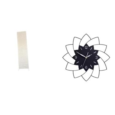 Imagem de Whtkoph Abajur de Chão para Sala de Estar com Relógio de Parede em Acrílico em Formato de Flor, Ideal para Decoração de Quarto E Café.