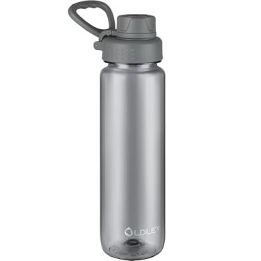 Imagem de OLDLEY Garrafa de água de 946 ml, garrafa de água esportiva Tritan com alça de transporte e tampa de bico, garrafas grandes à prova de vazamento e livre de BPA para casa, viagens, escola, ao ar livre