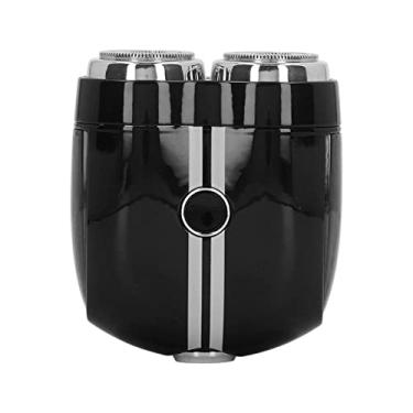 Imagem de KIMISS Mini Barbeador Elétrico de Barba Com Carregamento Tipo C, IPX7 à Prova d'água, Rede de Lâmina Curva, Uso Duplo úmido e Seco, Cortador de Barba Compacto para Viagens (Preto)