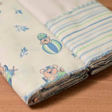 Imagem de Kit Manta Flanelado para bebê 2 unidades Bublim