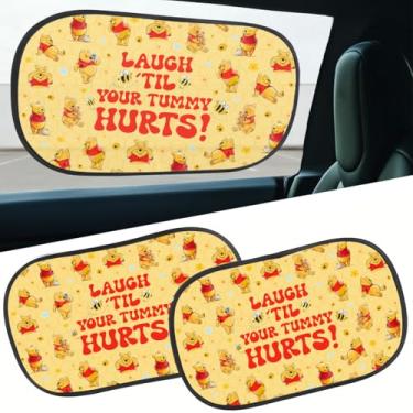 Imagem de GENANY 2 pára-brisas para caminhão SUV (28 x 31 polegadas), para-sol para-brisa, persianas para janelas, blocos de proteção UV