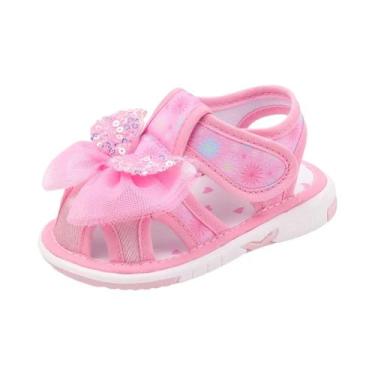 Imagem de Sapatos Para Bebês Meninas Pré-andantes Com Sola Macia De TPR E Design