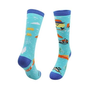 Imagem de Meias Térmicas Para Crianças Para Esqui E Caminhadas No Inverno, Menin