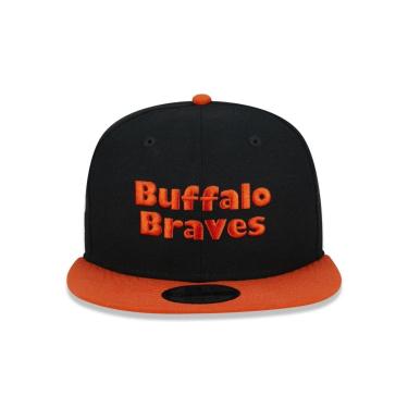 Imagem de BONÉ NEW ERA 950 BUFFALO BRAVES NBA PRETO LARANJA-Masculino